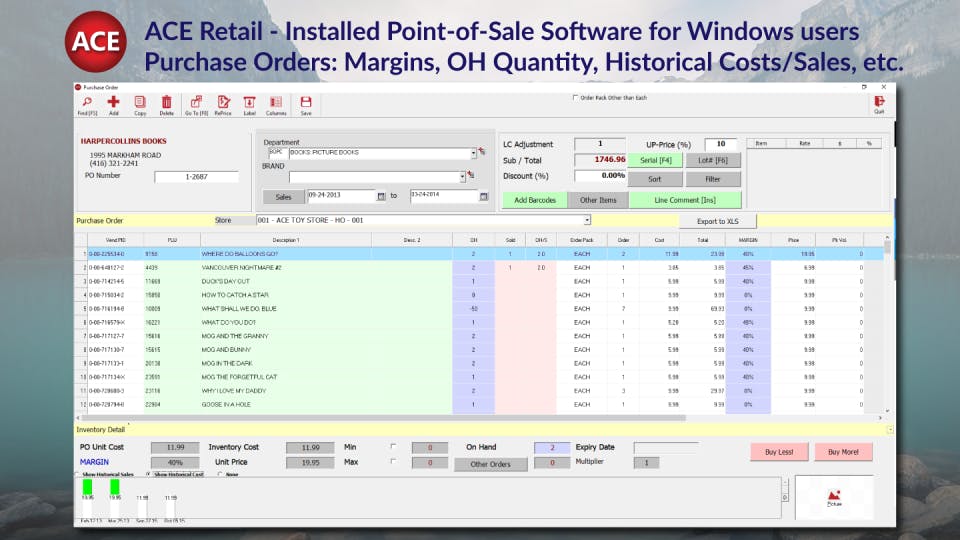 ACE Retail POS Screenshot 3