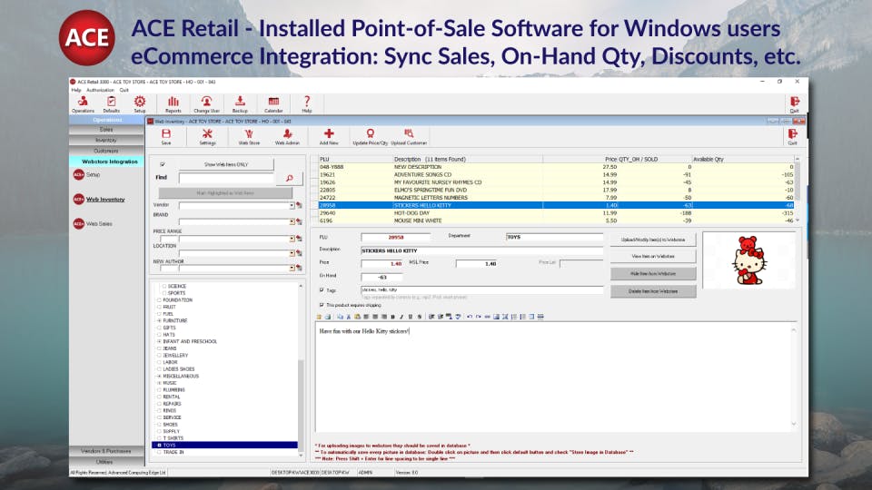 ACE Retail POS Screenshot 4