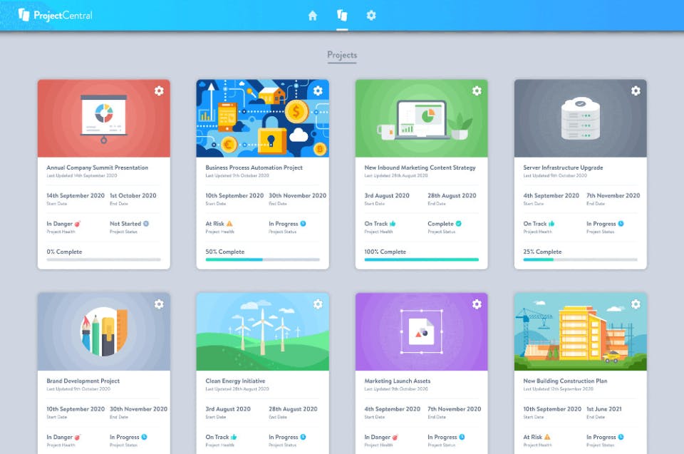 Project Central Screenshot 1
