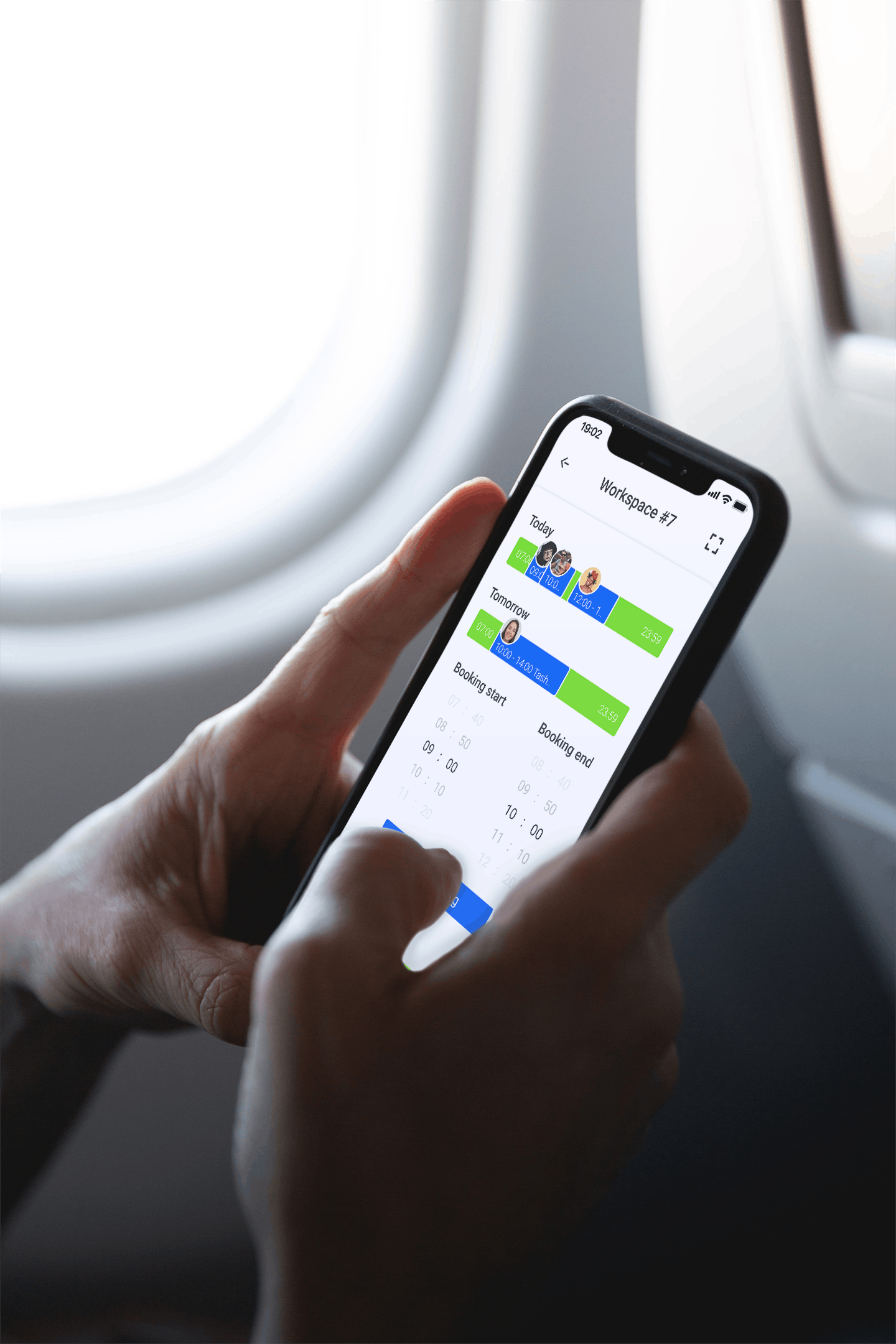 TableAir Remote Work Booking Screenshot 2