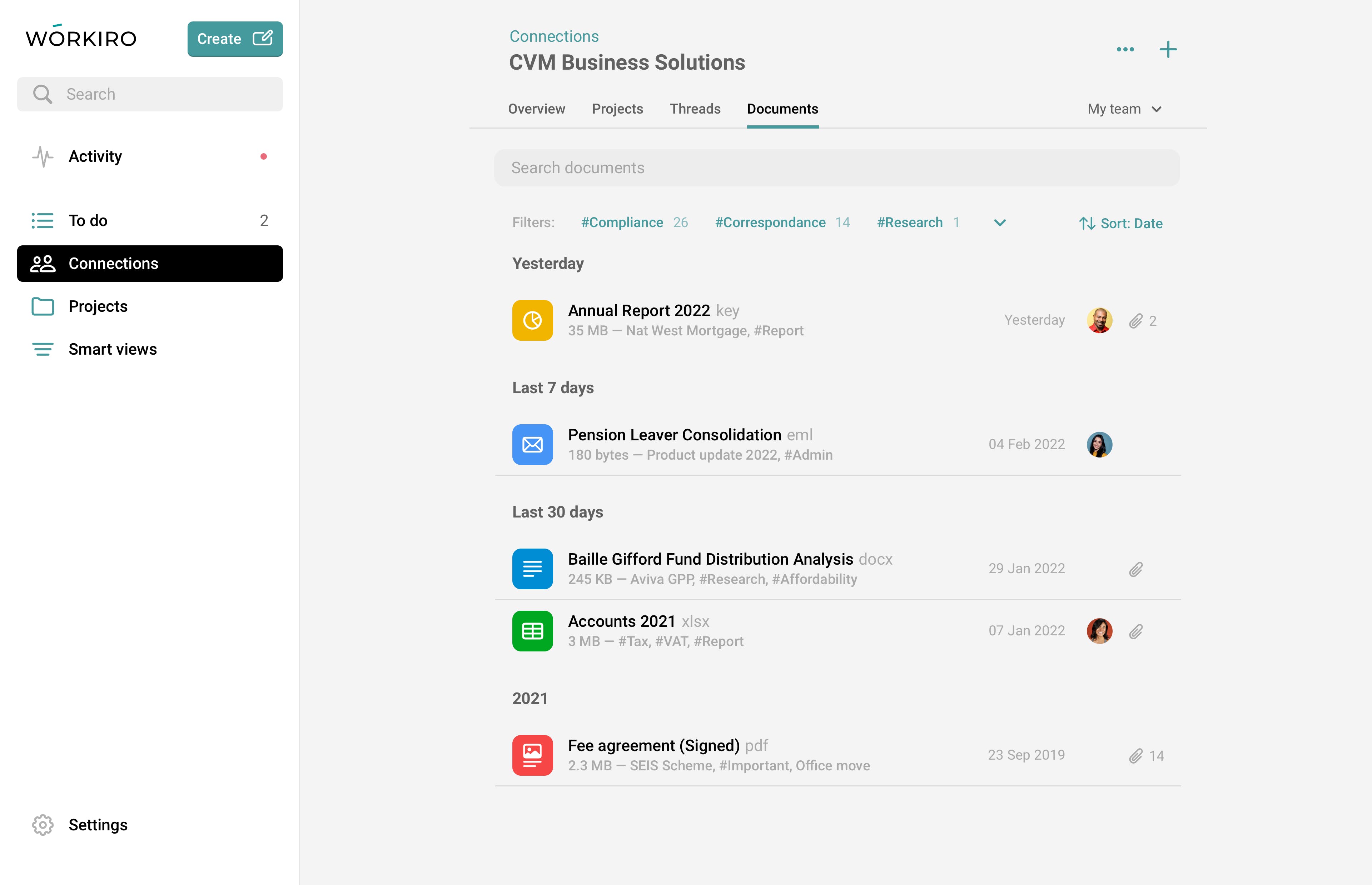 Workiro Screenshot 2