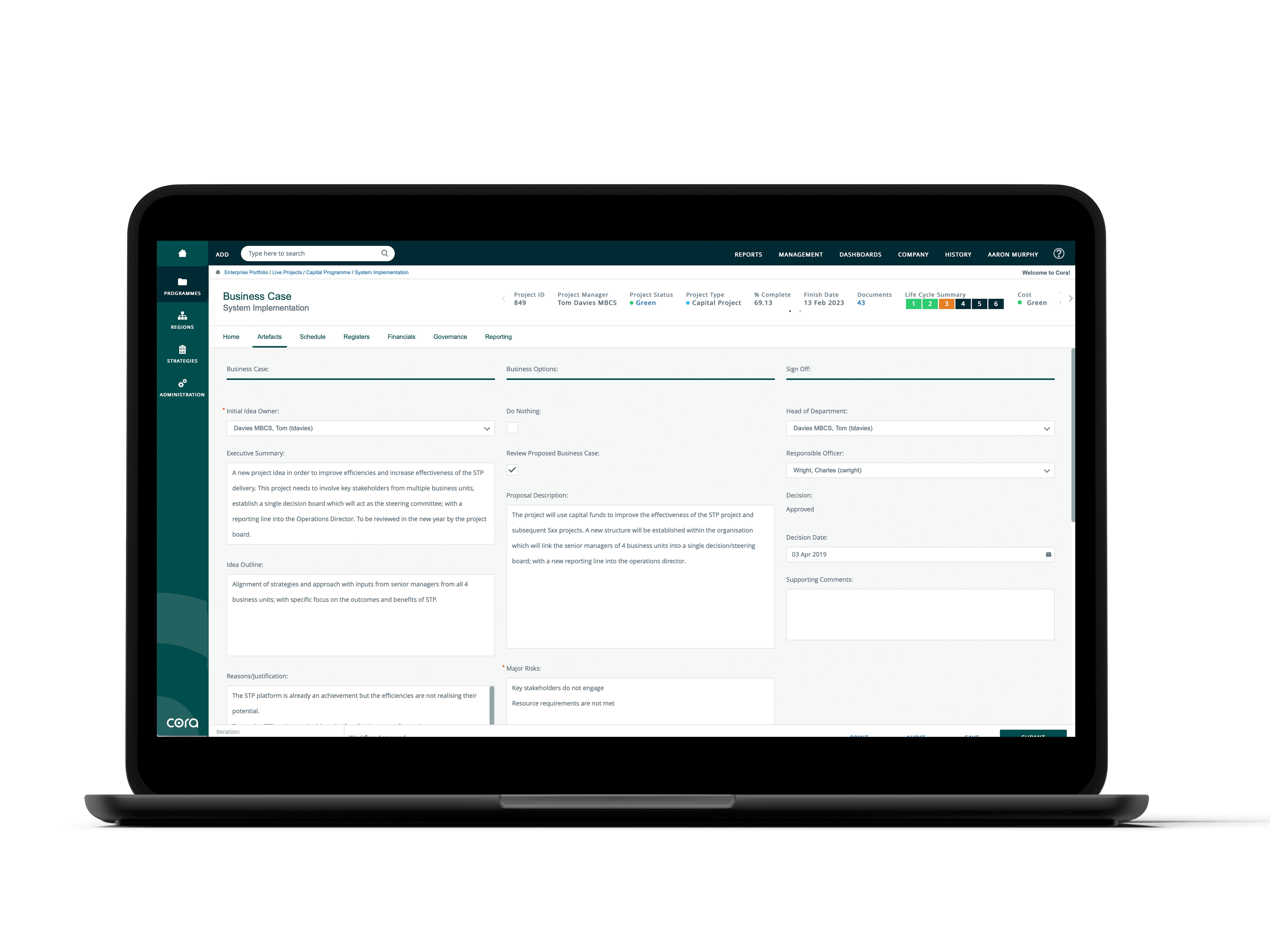Cora PPM Screenshot 2