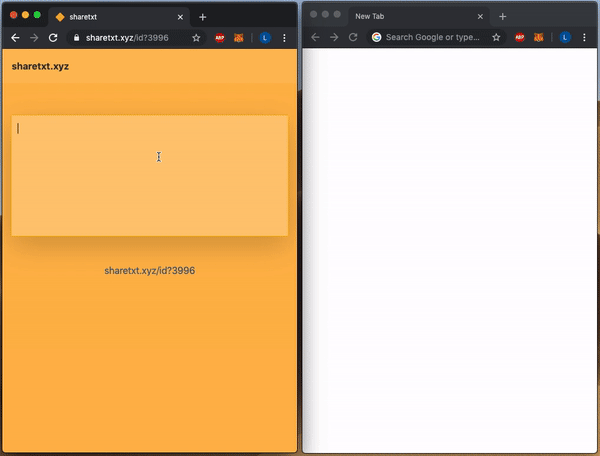 sharetxt Screenshot 1