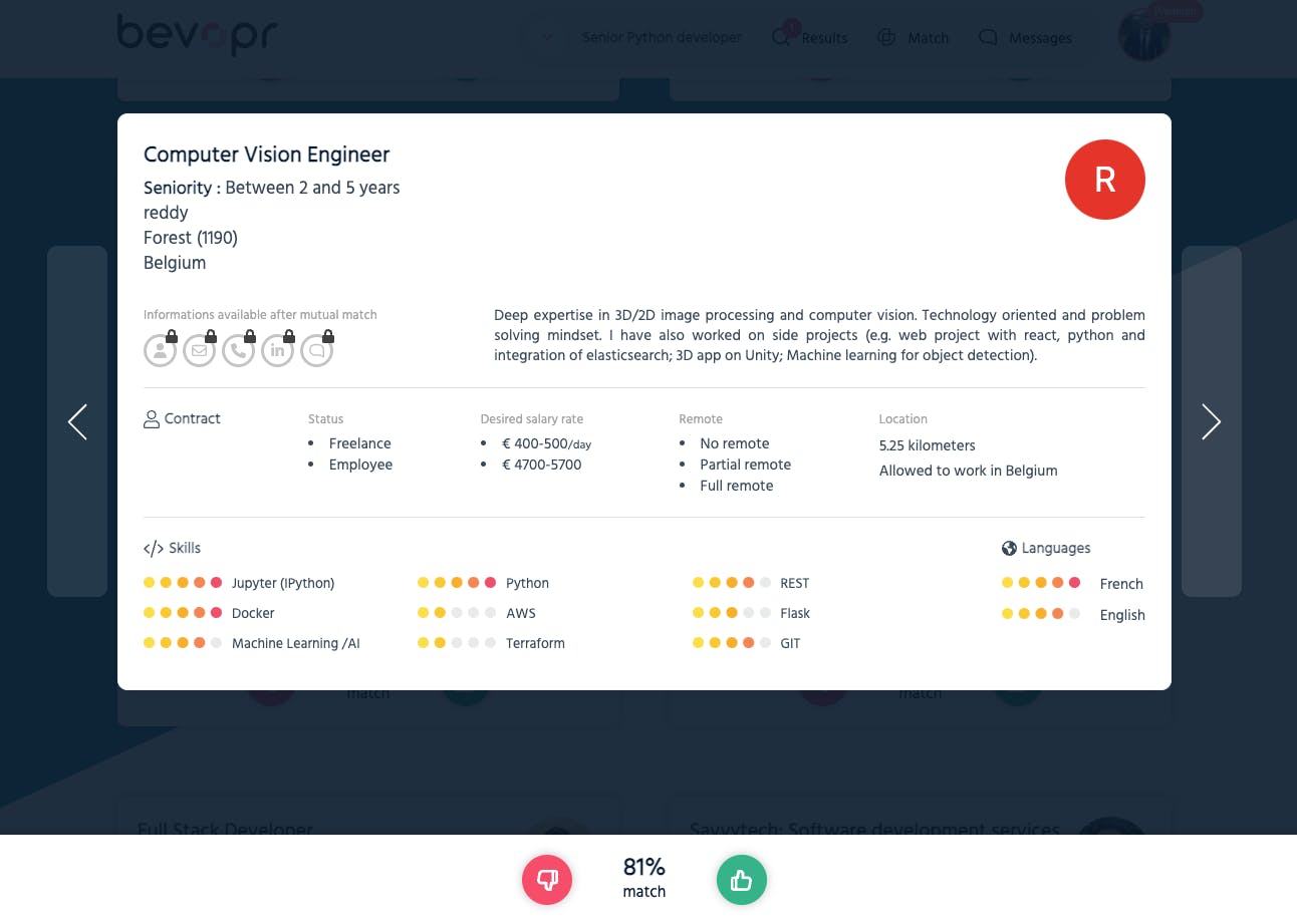 bevopr Screenshot 2