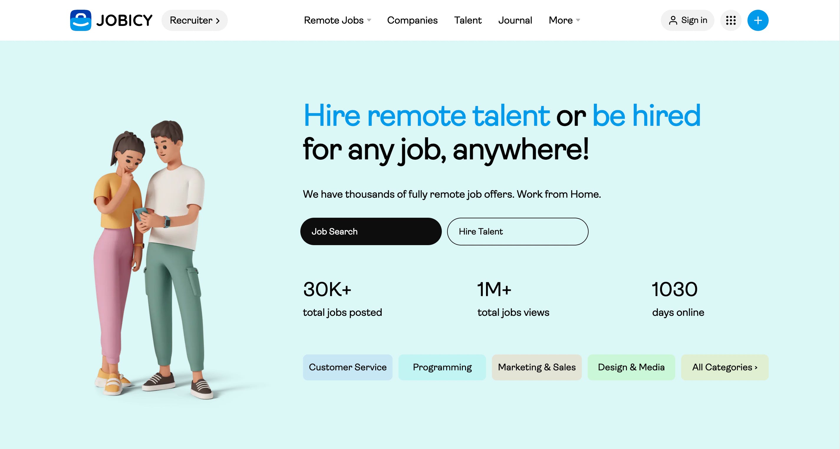 Jobicy Screenshot 1