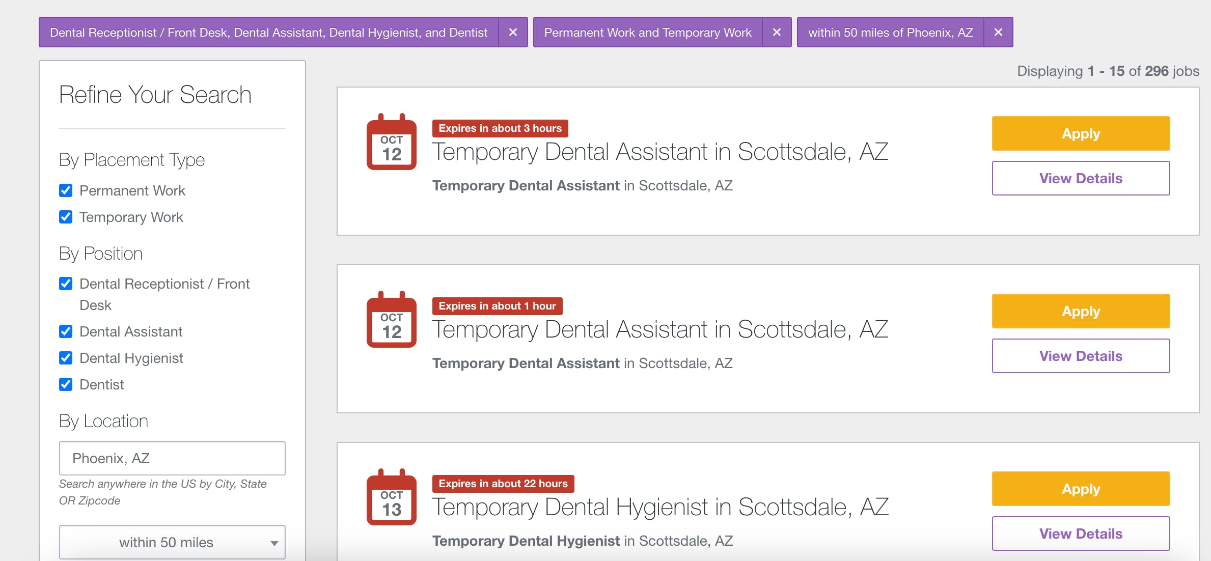 Princess Dental Staffing Screenshot 1