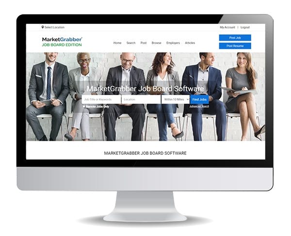 MarketGrabber Job Board Screenshot 1