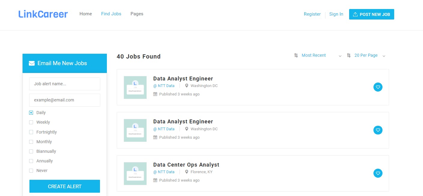 LinkCareer Screenshot 1