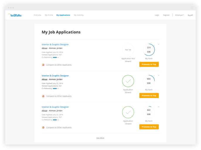 Bayt.com Job Posting Screenshot 1