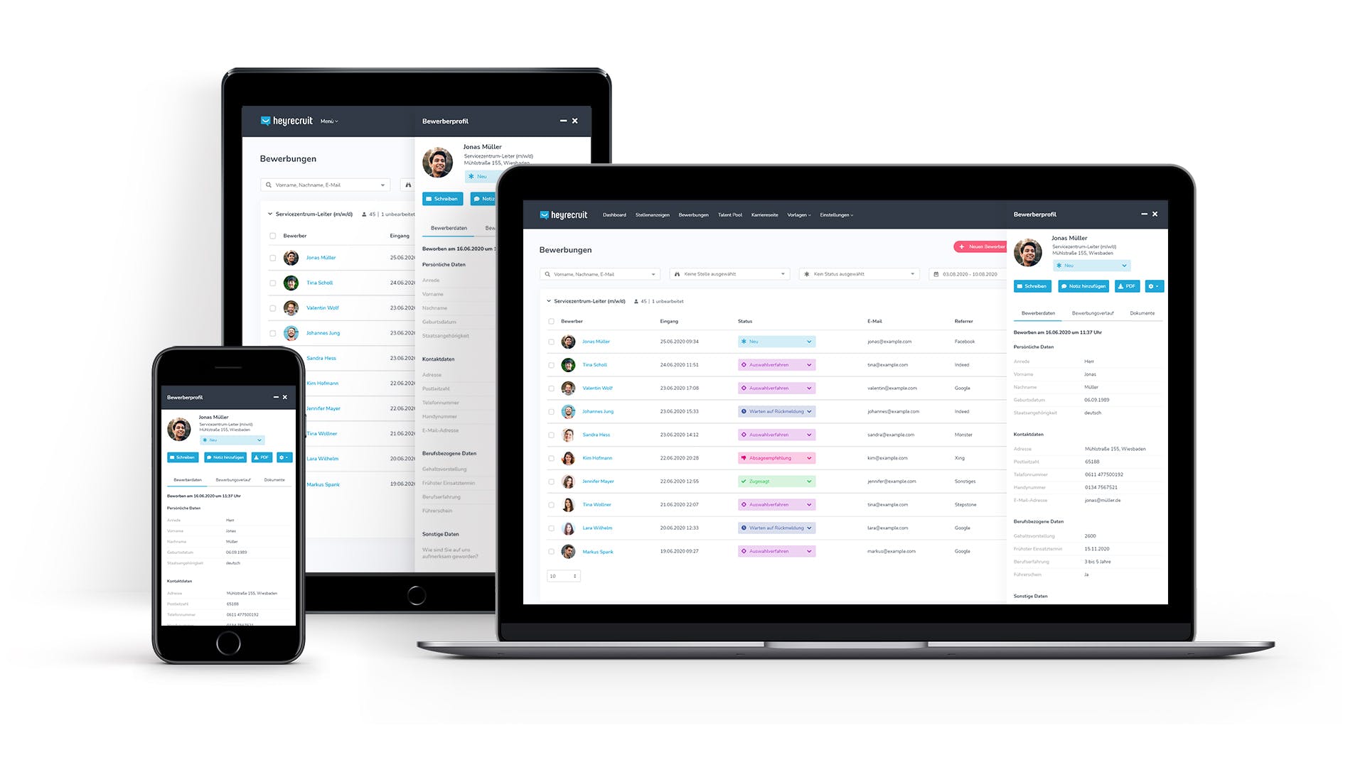 Heyrecruit Screenshot 1