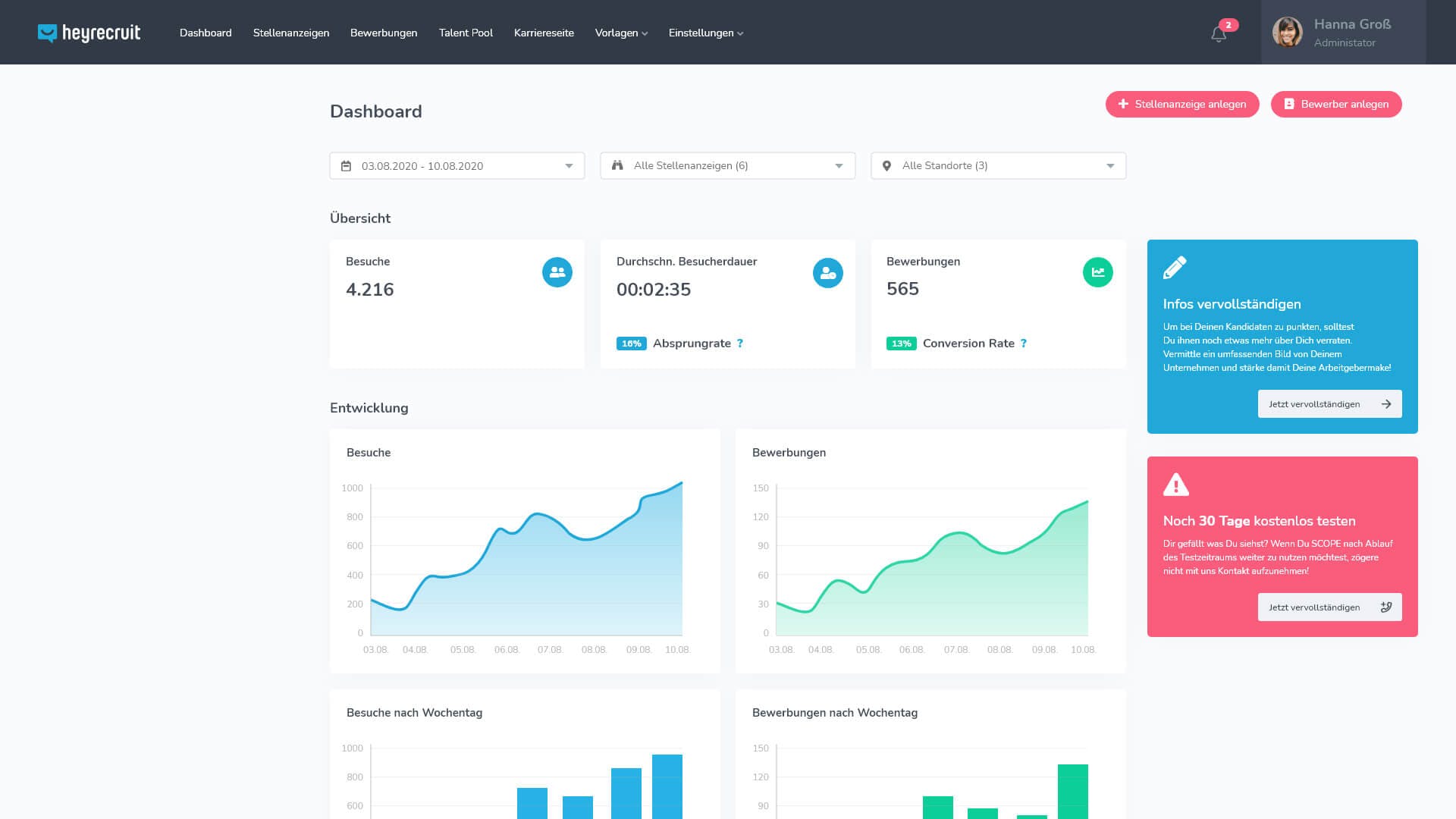 Heyrecruit Screenshot 3