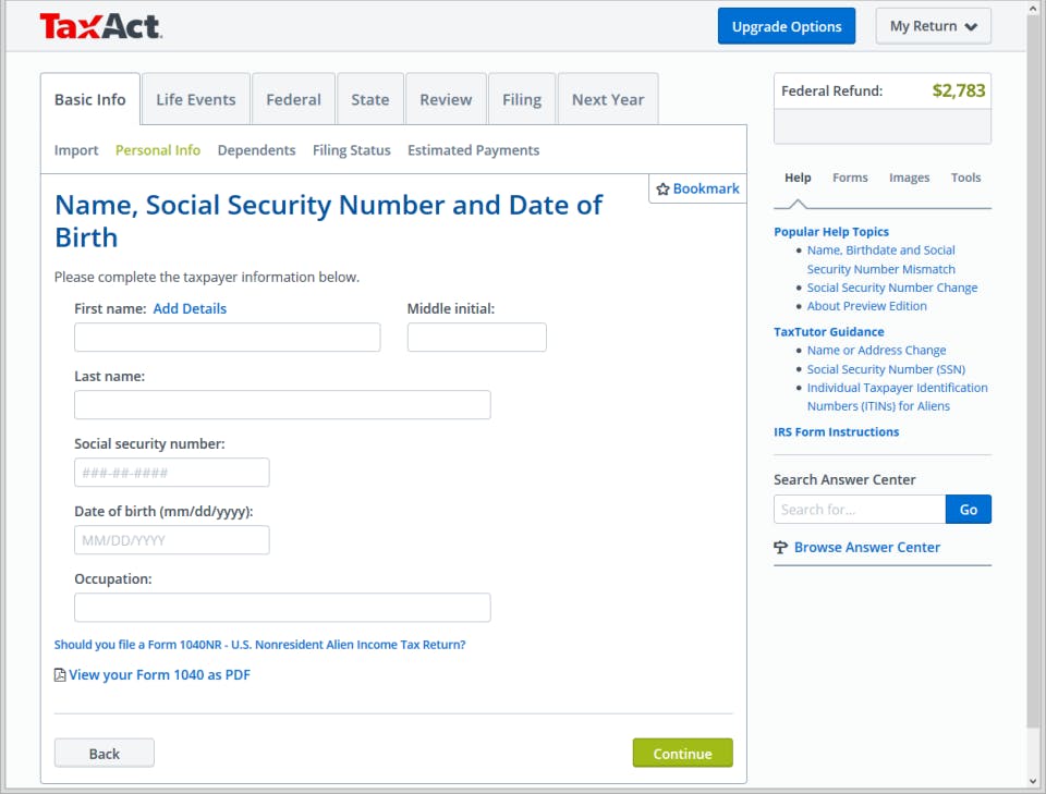 TaxAct Business Screenshot 2