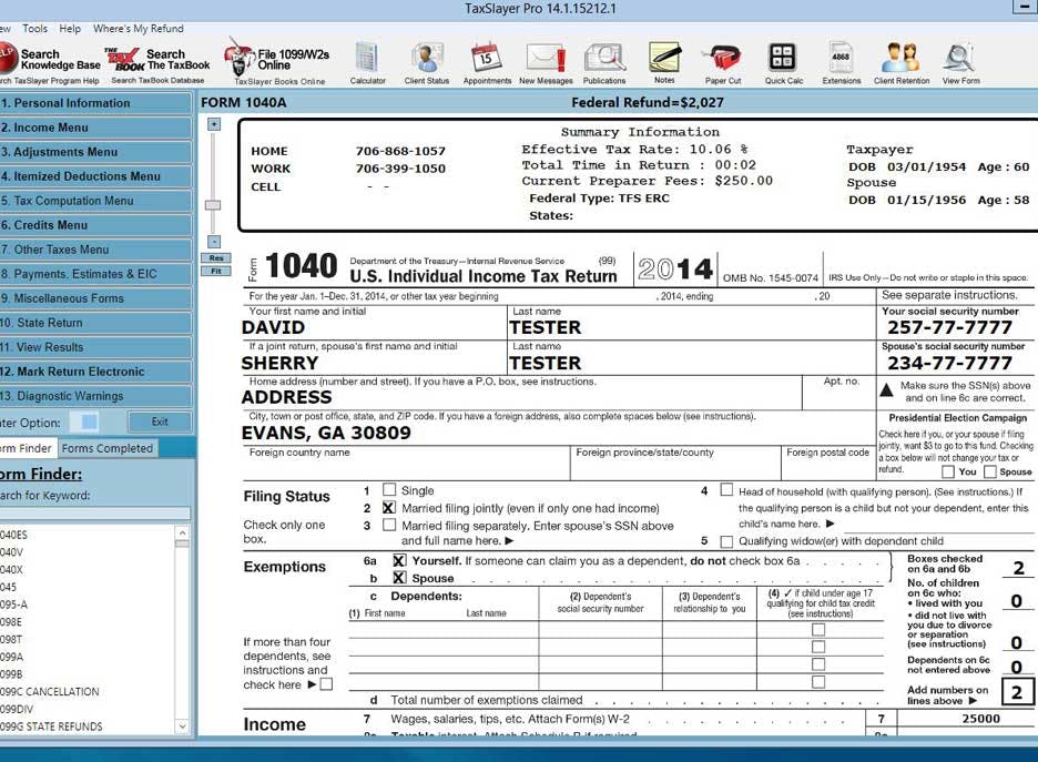 TaxSlayer Pro Screenshot 1