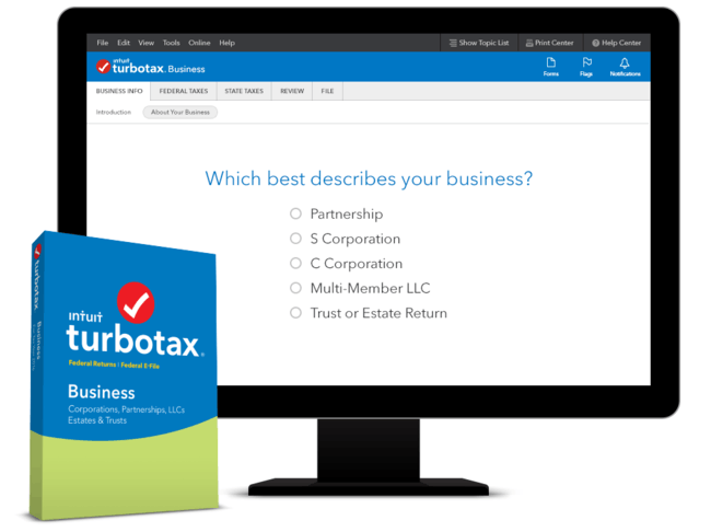 TurboTax Business Screenshot 1