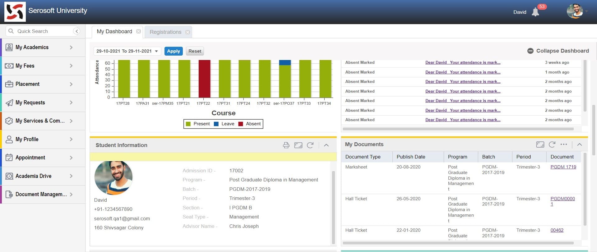 ACADEMIA ERP / SIS Screenshot 3