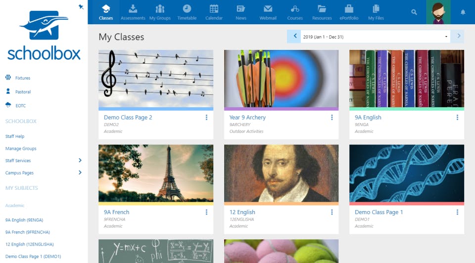 Schoolbox Screenshot 2