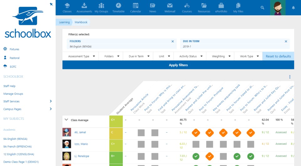 Schoolbox Screenshot 3