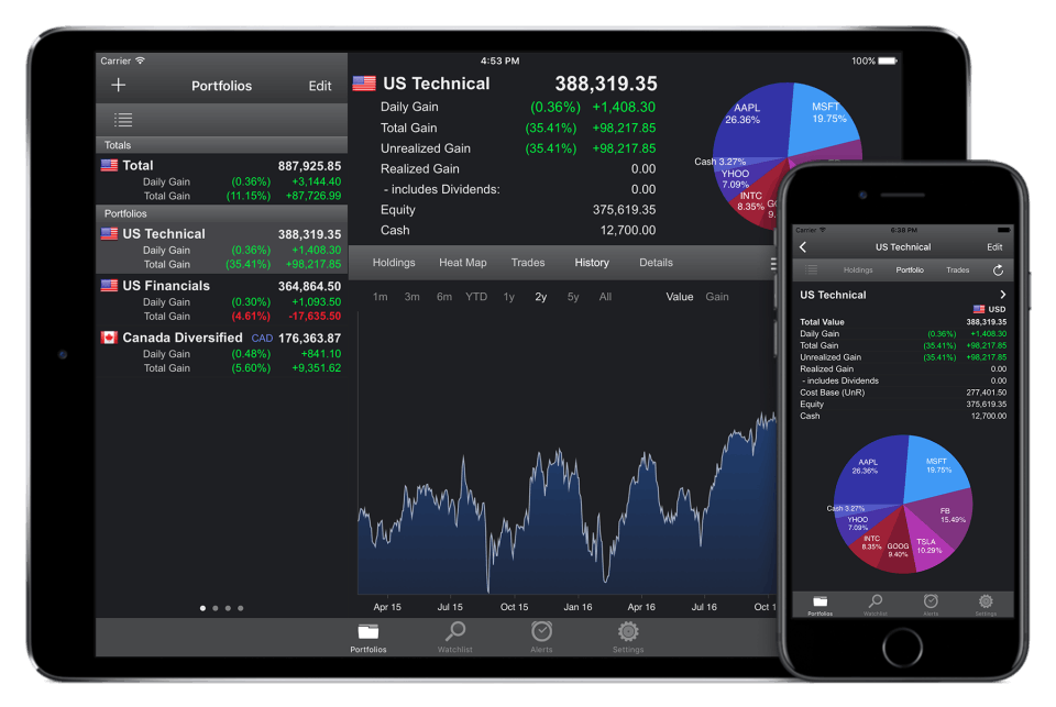 Portfolio Trader Screenshot 1