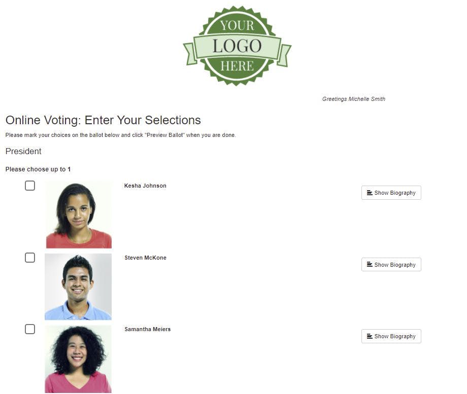 AssociationVoting Screenshot 1