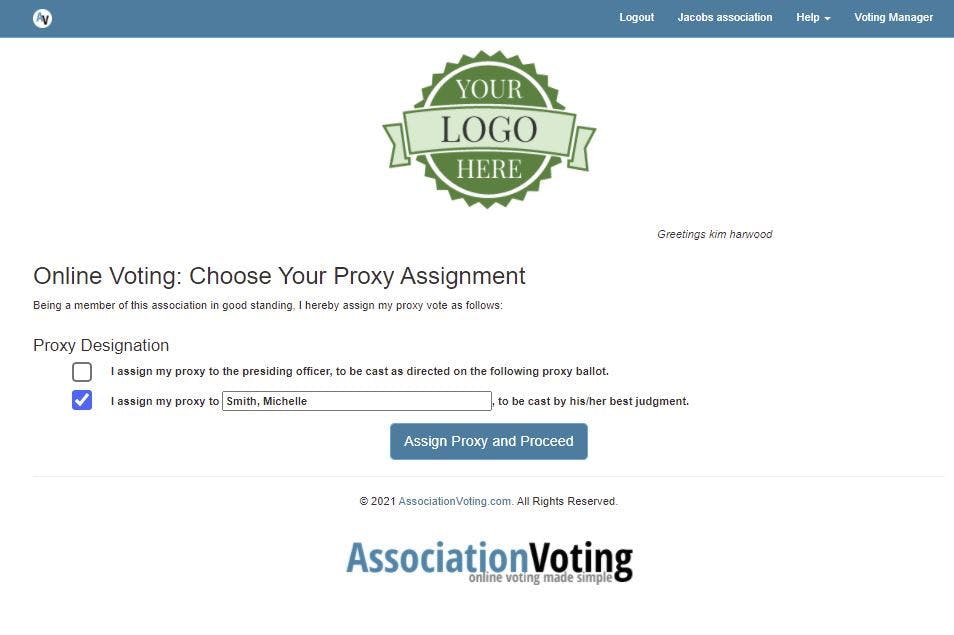 AssociationVoting Screenshot 3