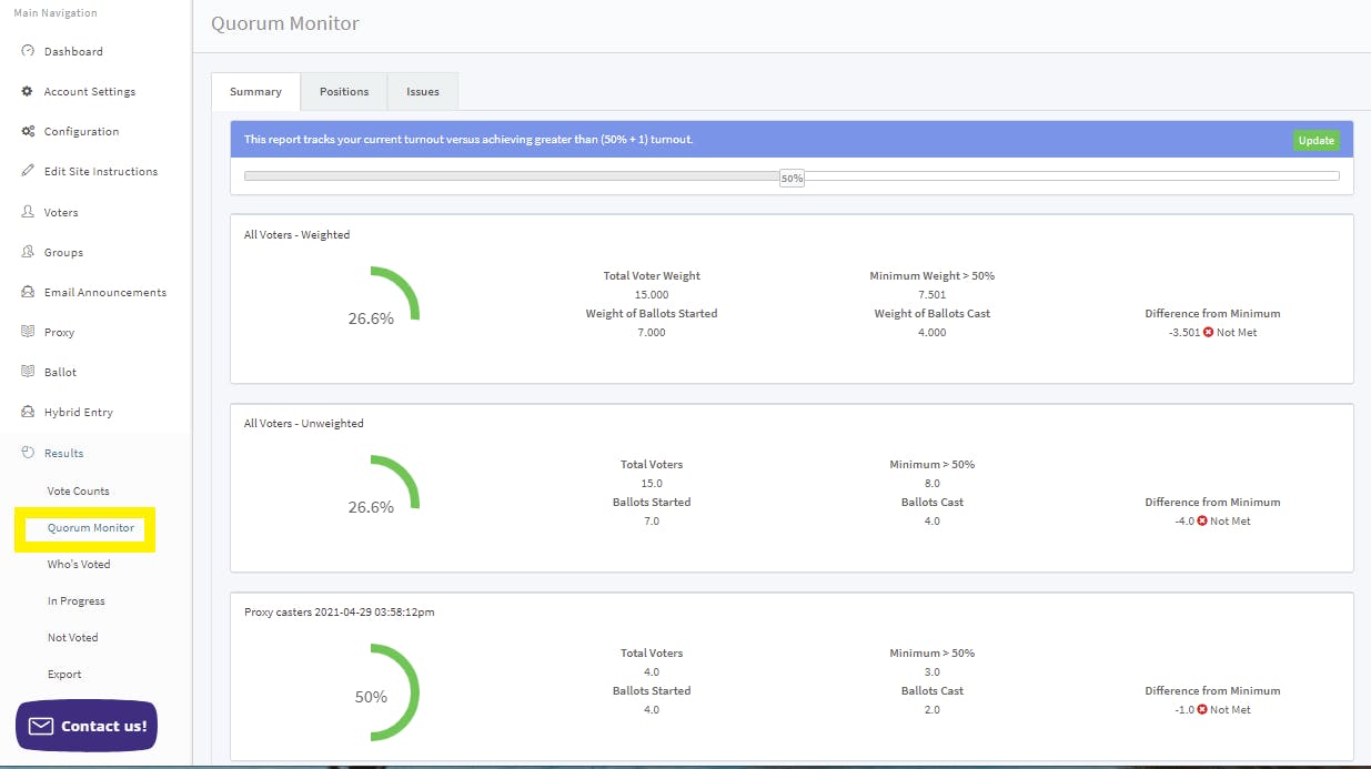 AssociationVoting Screenshot 4