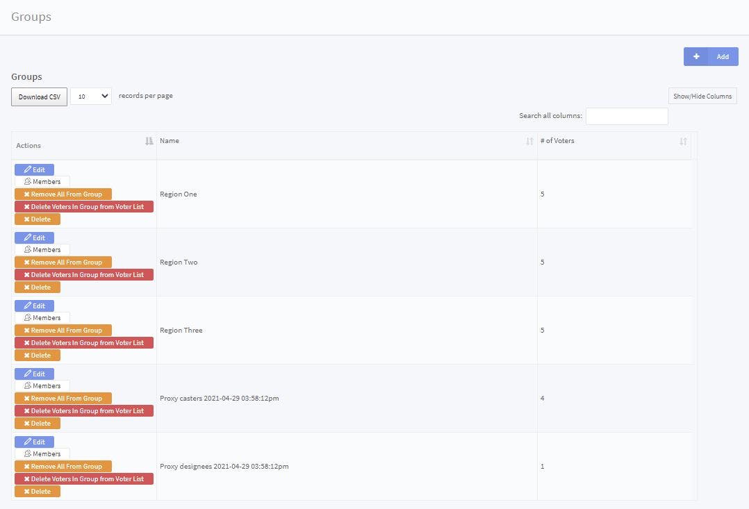 AssociationVoting Screenshot 5
