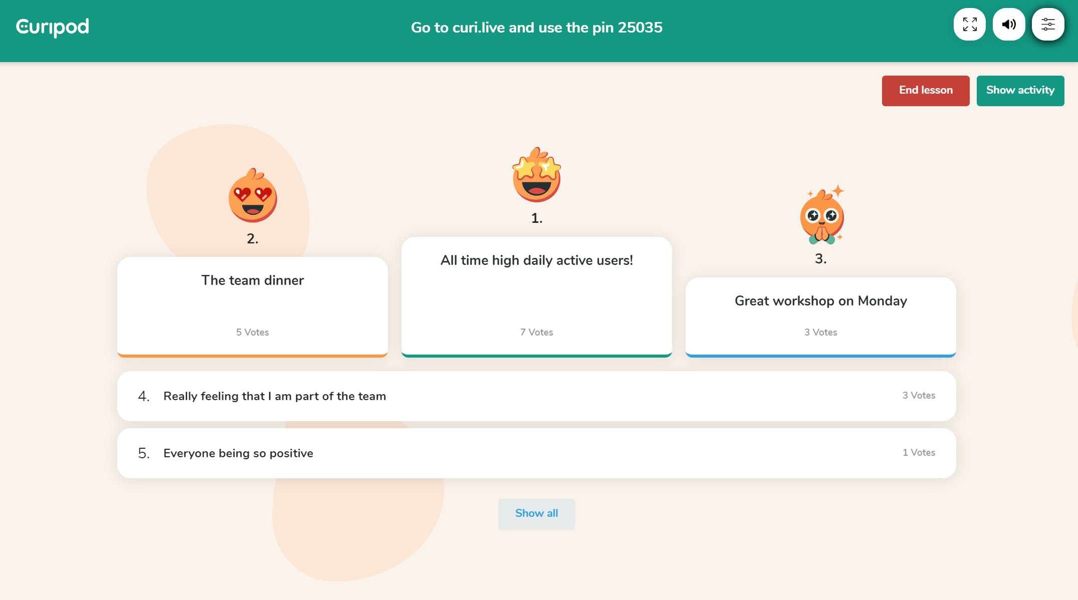 Curipod Screenshot 1