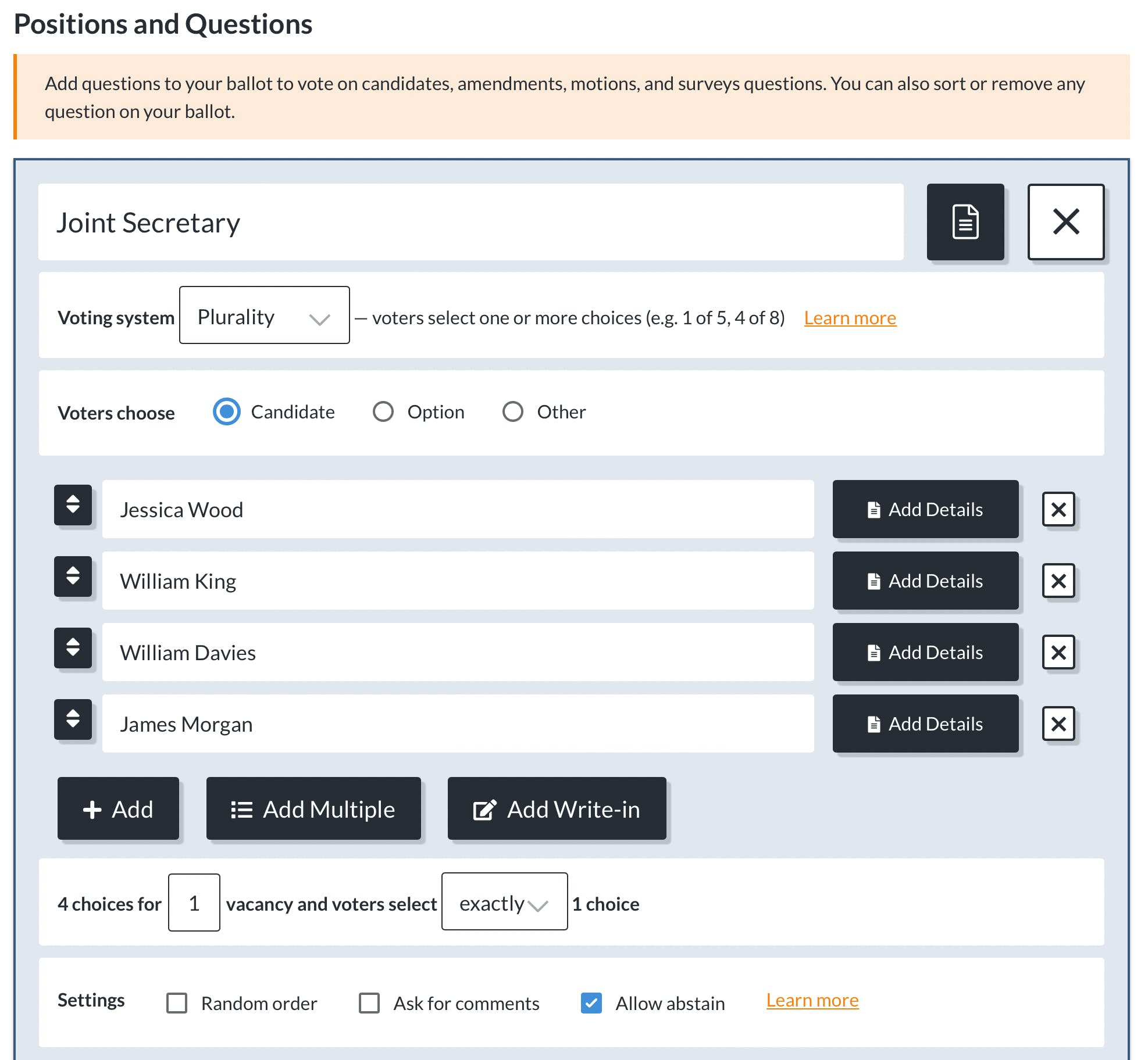 ElectionBuddy Screenshot 4