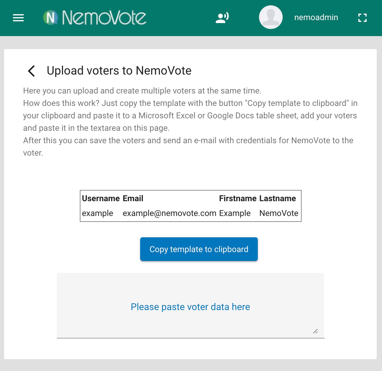 NemoVote Screenshot 4