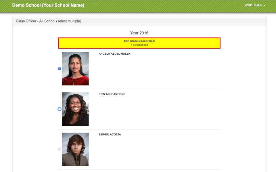 Voting 4 Schools Screenshot 2