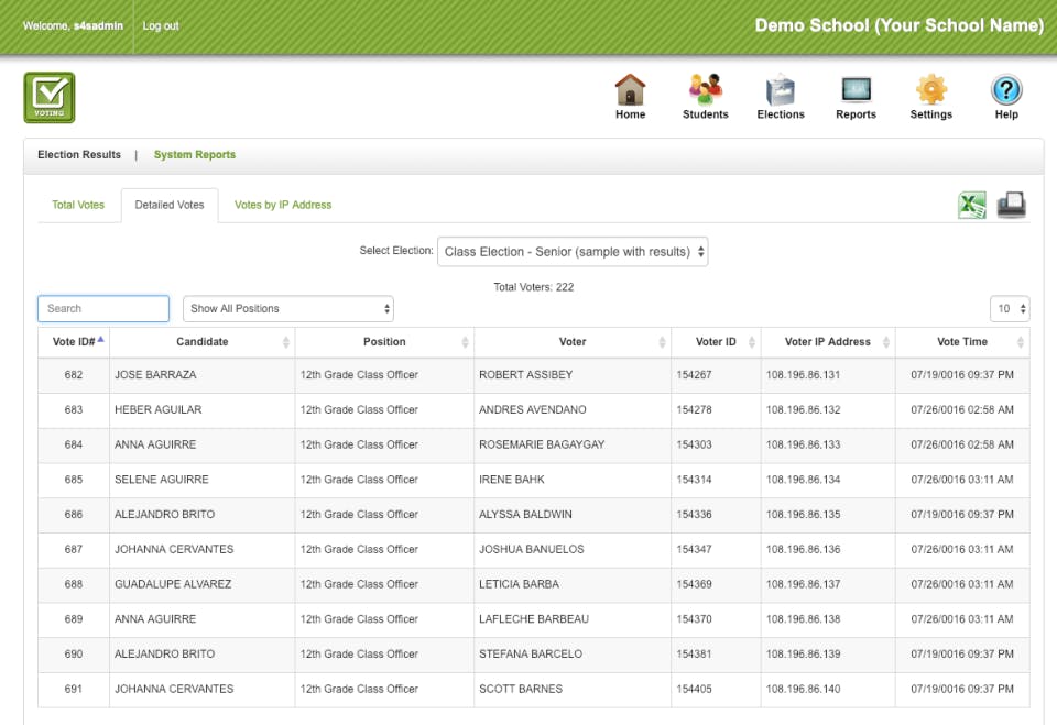 Voting 4 Schools Screenshot 5