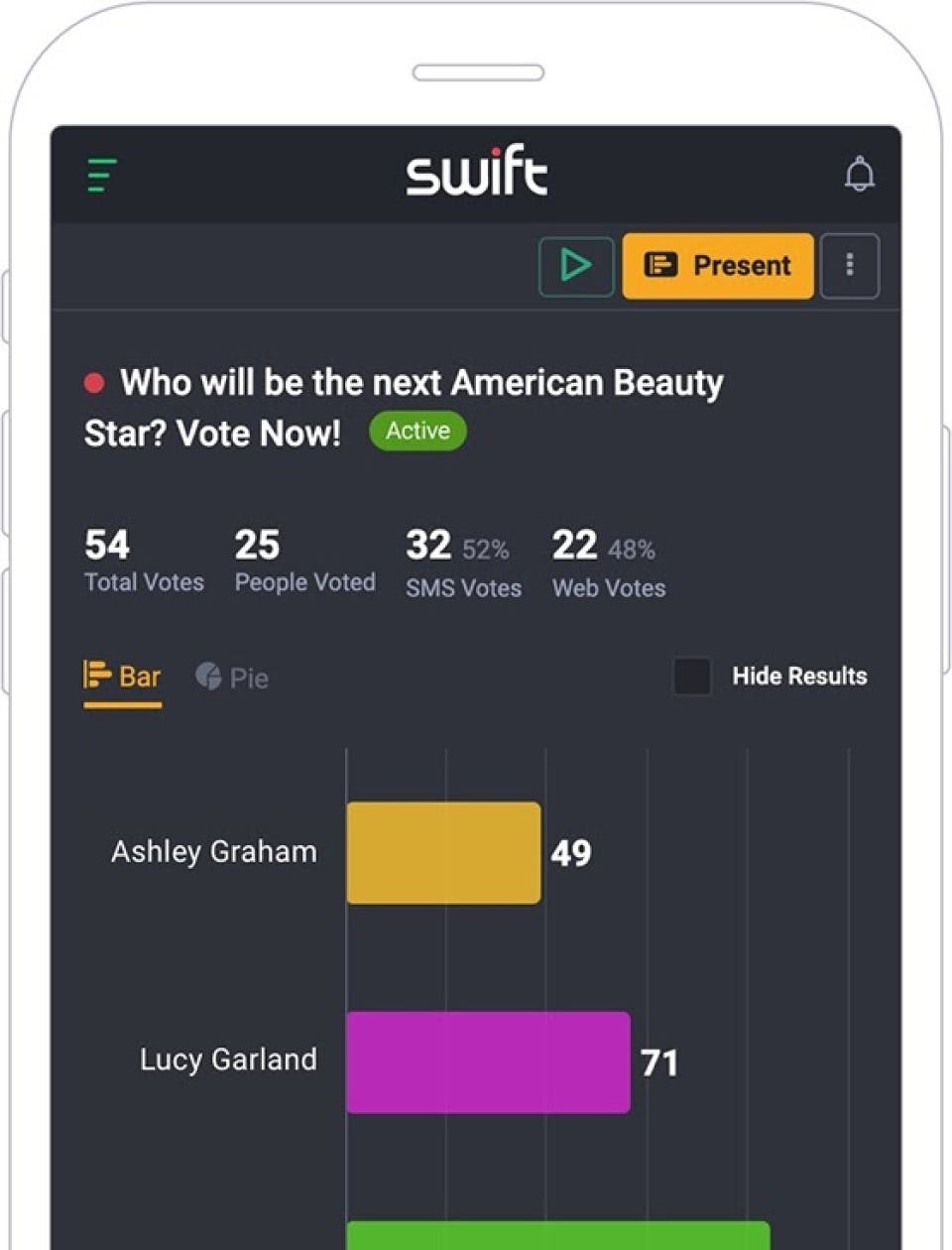 Swift Polling Screenshot 2
