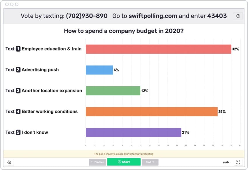 Swift Polling Screenshot 4