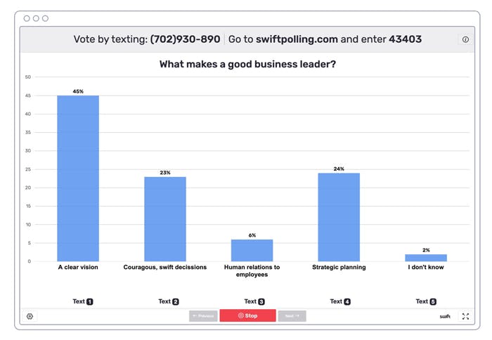 Swift Polling Screenshot 5