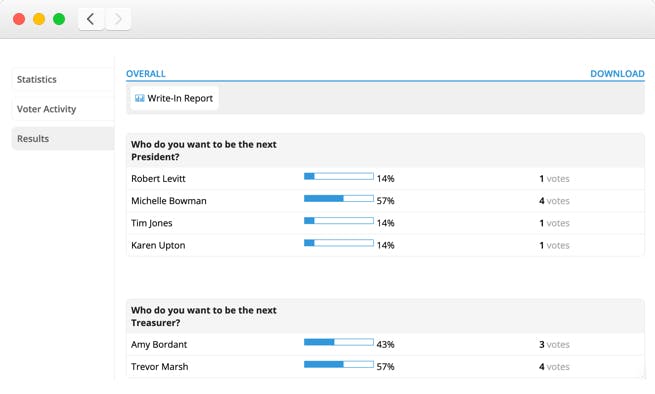 eBallot Screenshot 4