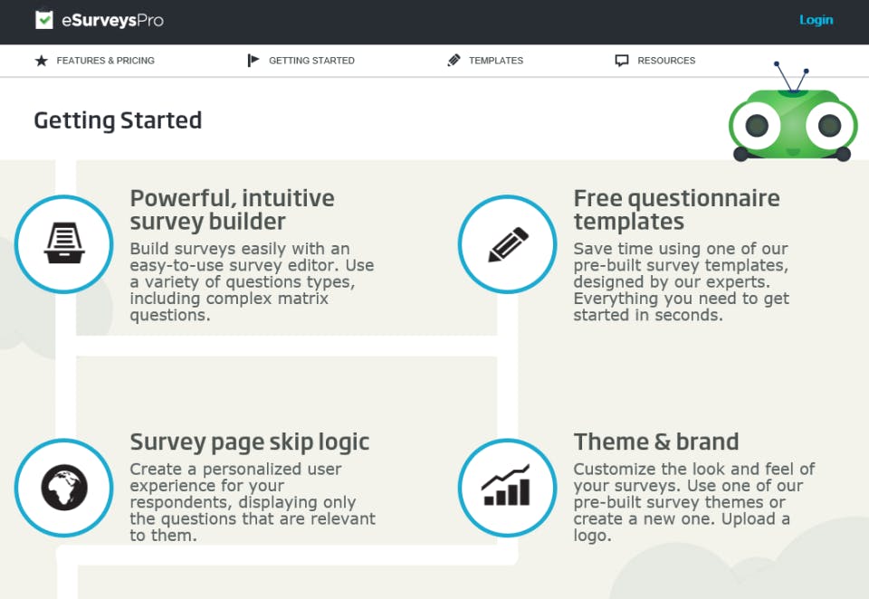 eSurveysPro.com Screenshot 2