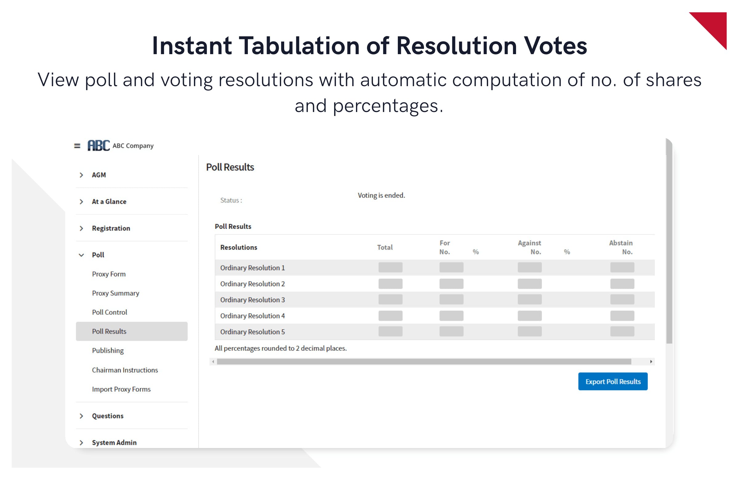 ConveneAGM Screenshot 3