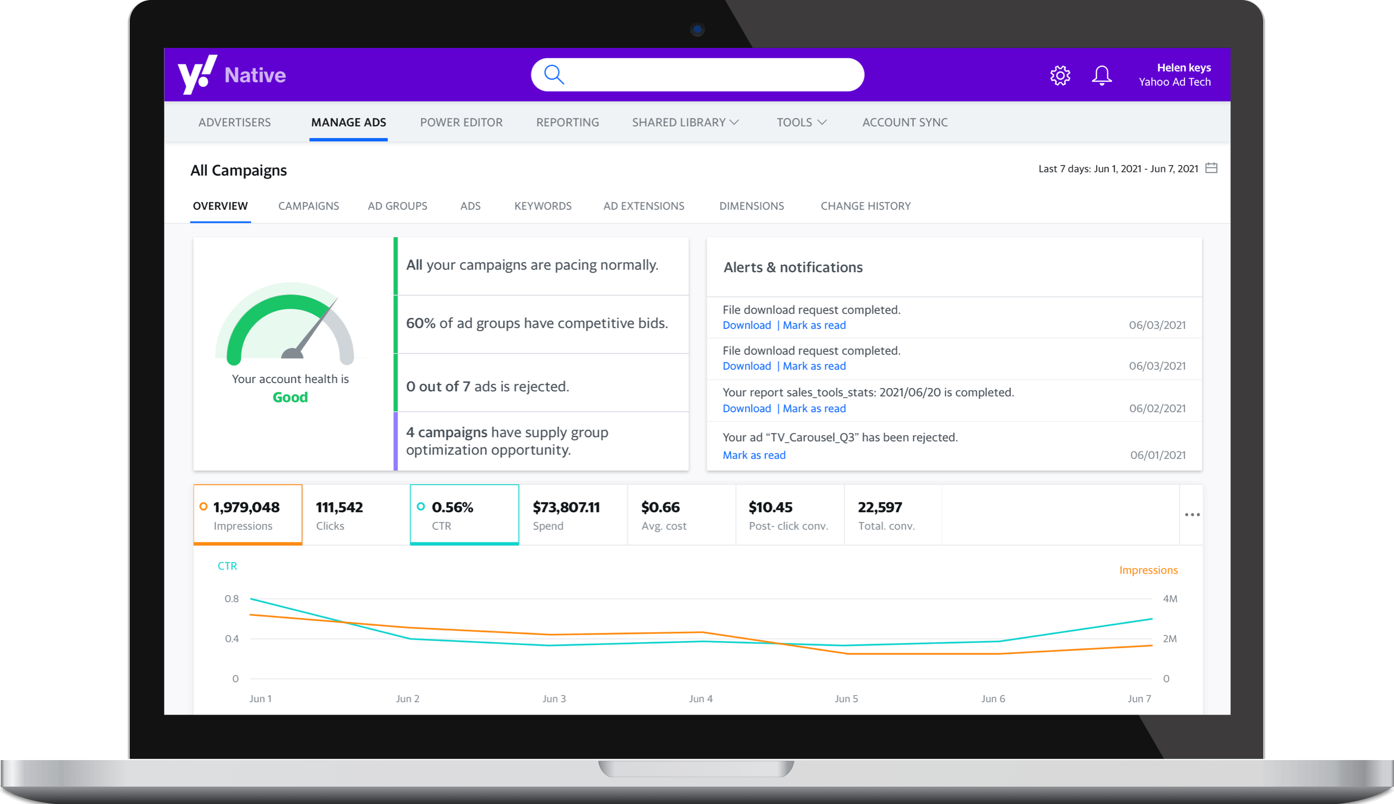 Yahoo Native Screenshot 1