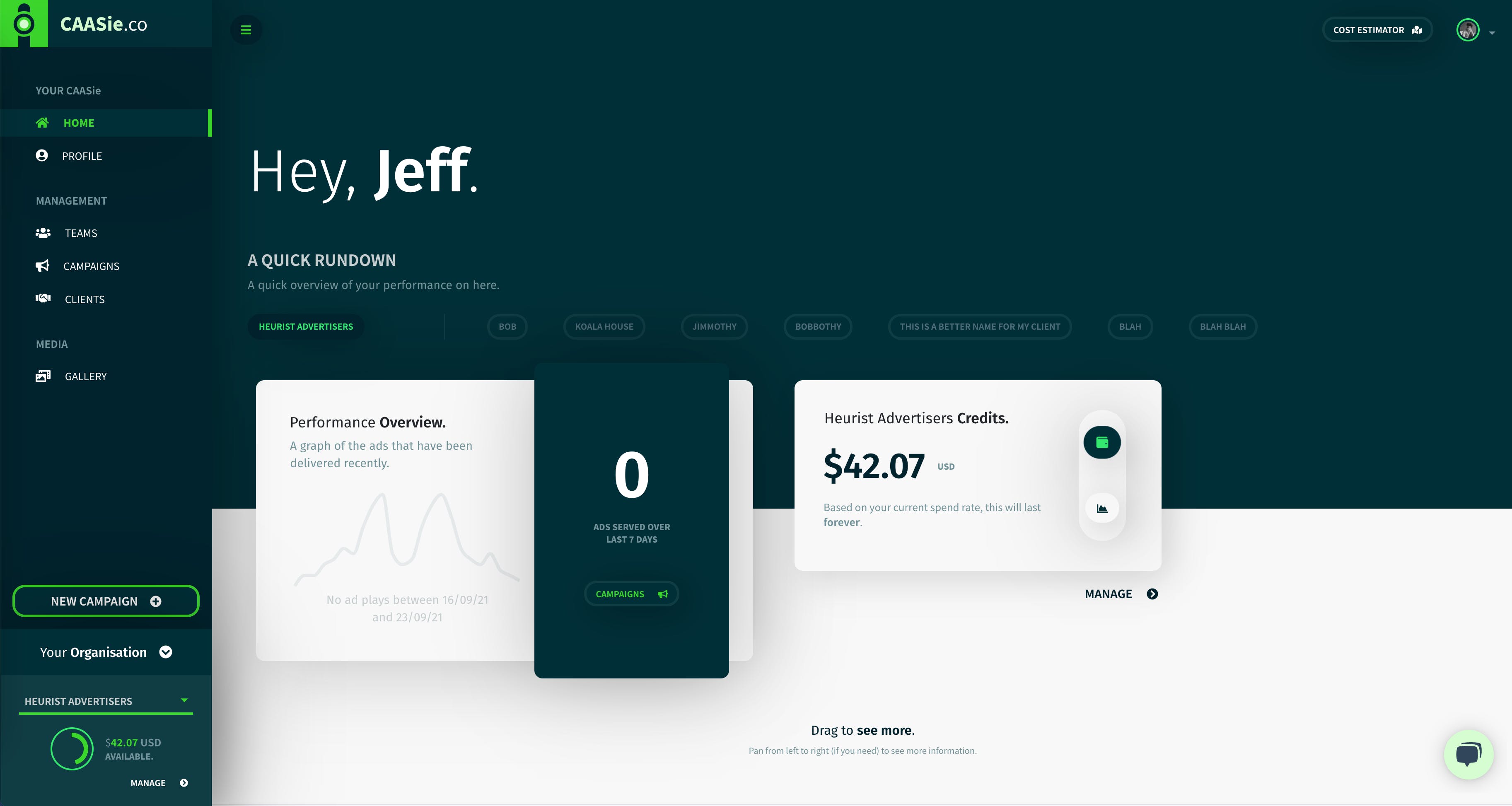 CAASie.co Screenshot 1