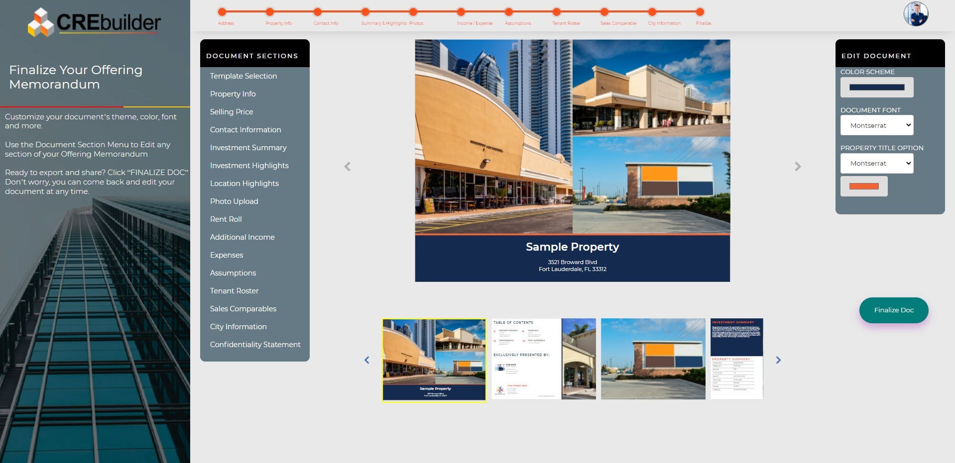 CREbuilder Screenshot 2