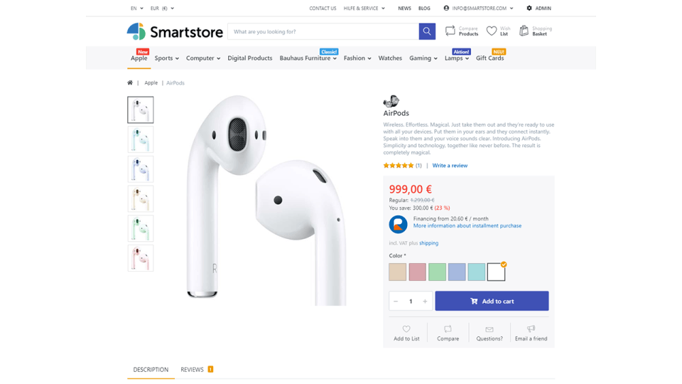 Smartstore Screenshot 3