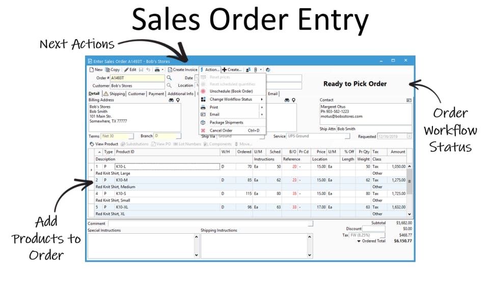 Acctivate Inventory Management Screenshot 2