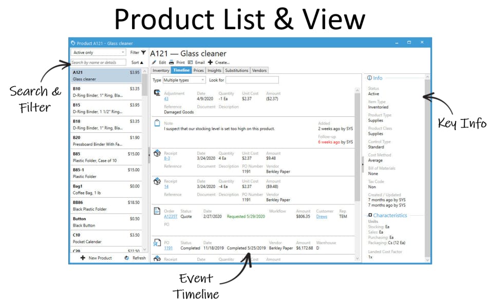Acctivate Inventory Management Screenshot 4