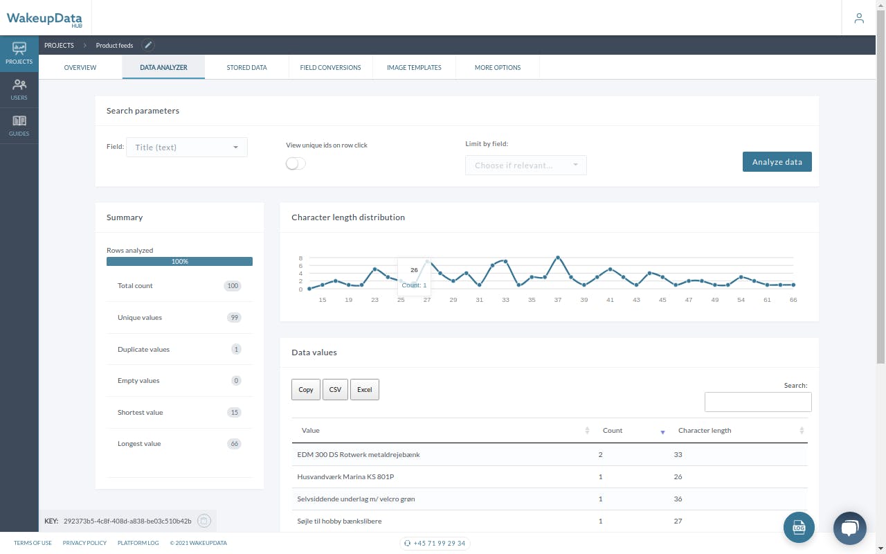 WakeupData Screenshot 2