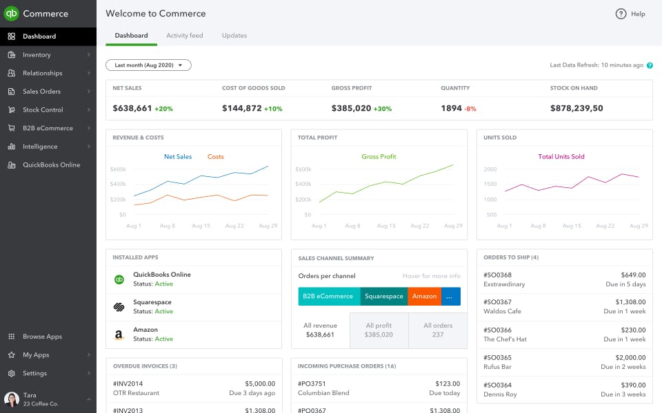 QuickBooks Commerce Screenshot 1