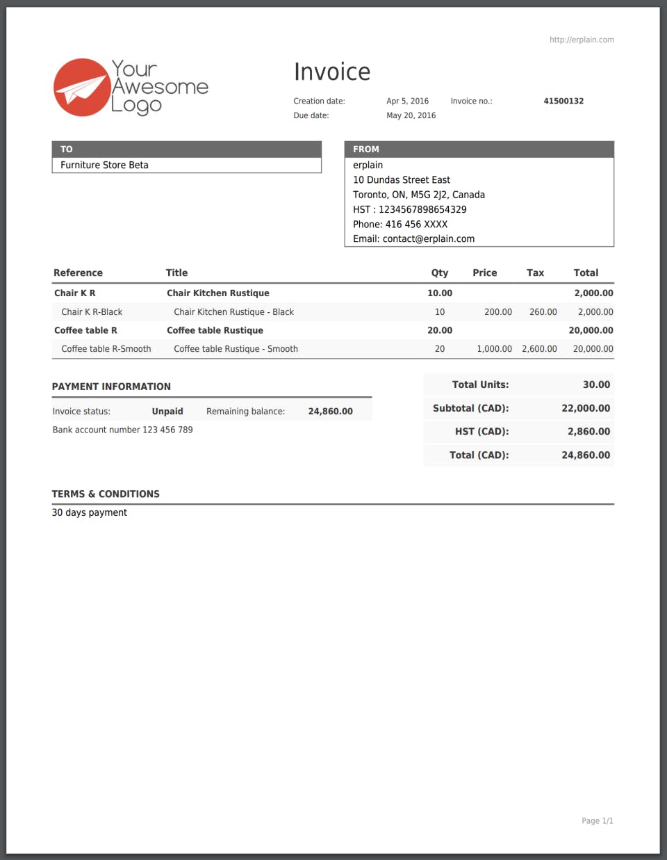 erplain Screenshot 2