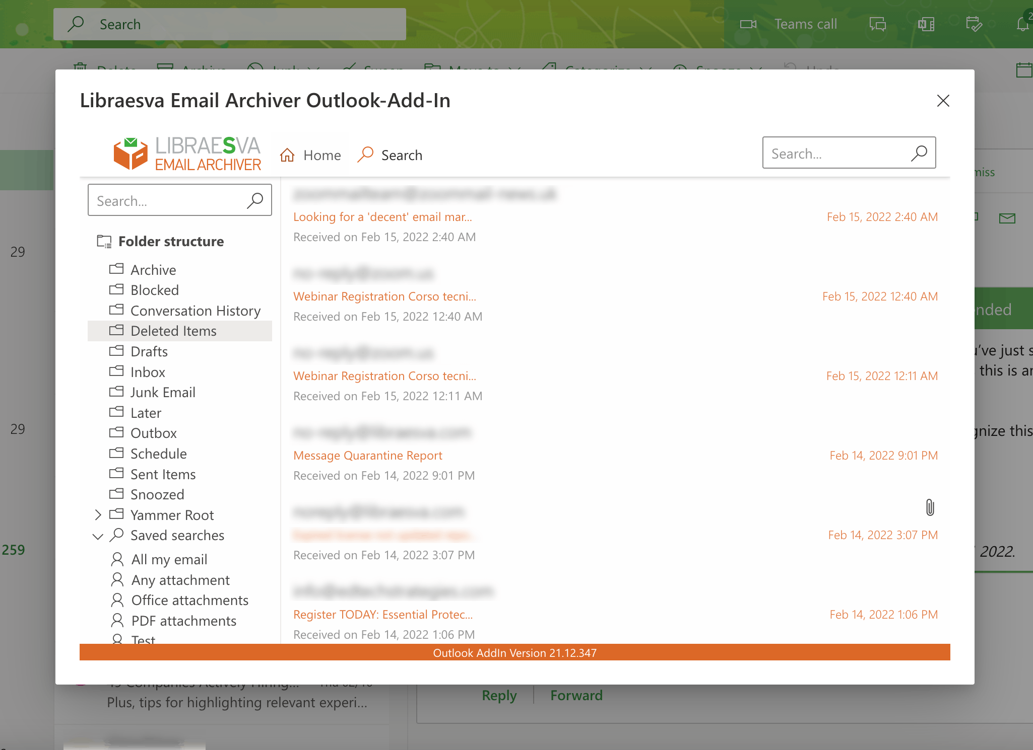 Libraesva Email Archiver Screenshot 4