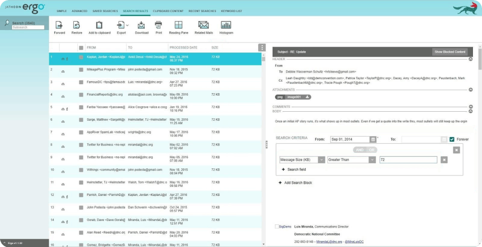 Jatheon Archiving Suite Screenshot 3