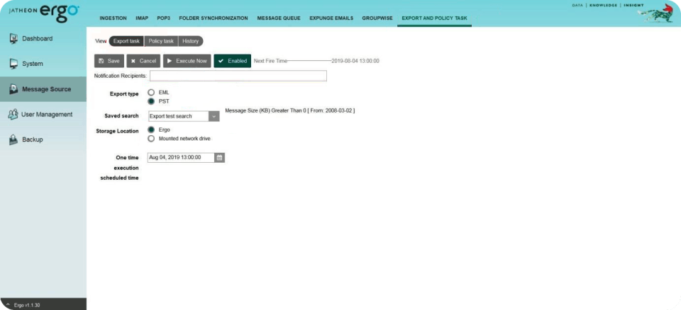 Jatheon Archiving Suite Screenshot 4