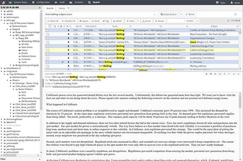 MailArchiva Screenshot 1